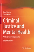 Cover: Criminal Justice and Mental Health - Springer