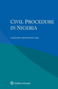 Abbildung von: Civil Procedure in Nigeria - Wolters Kluwer