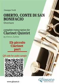 Abbildung von: Eb Piccolo Clarinet part of "Oberto" for Clarinet Quintet - Glissato Edizioni Musicali