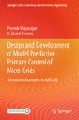 Cover: Design and Development of Model Predictive Primary Control of Micro Grids - Springer
