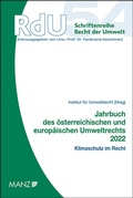 Abbildung von: Jahrbuch des österreichischen und europäischen Umweltrechts 2022 - Manz