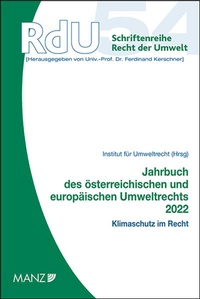 Abbildung von: Jahrbuch des österreichischen und europäischen Umweltrechts 2022 - Manz