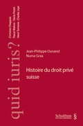 Cover: Les fondements historiques europ&eacute;ens du Code civil suisse - Schulthess Juristische Medien