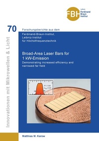 Abbildung von: Broad-Area Laser Bars for 1 kW-Emission - Cuvillier Verlag