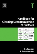 Cover: Handbook for cleaning/decontamination of surfaces - Elsevier