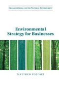 Cover: Environmental Strategy for Businesses - Cambridge University Press