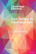 Cover: Civil Society in Southeast Asia - Cambridge University Press