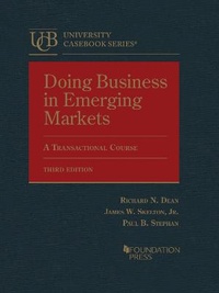 Enlarge image Cover: Doing Business in Emerging Markets - Foundation Press