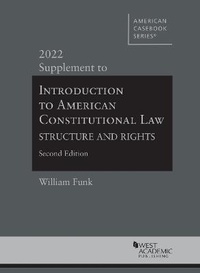 Enlarge image Cover: Introduction to American Constitutional Law - West Academic Press