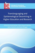 Cover: Translanguaging and Epistemological Decentring in Higher Education and Research - Multilingual Matters