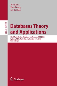 Enlarge image Cover: Databases Theory and Applications - Springer