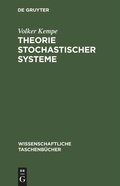 Cover: Theorie stochastischer Systeme - De Gruyter