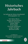 Cover: Historisches Jahrbuch - Verlag Herder