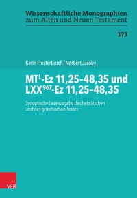 Abbildung von: MTL-Ez 11,25-48,35 und LXX967-Ez 11,25-48,35 - Vandenhoeck & Ruprecht