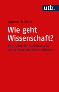Cover: Wie geht Wissenschaft? - UTB