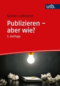Cover: Publizieren - aber wie? - UTB