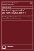 Abbildung von: Die Kapitalgesellschaft als Verrichtungsgehilfe - Nomos