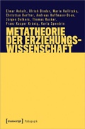 Cover: Metatheorie der Erziehungswissenschaft - transcript