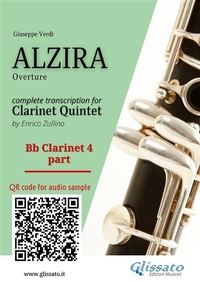 Abbildung von: Bb Clarinet 4 part of "Alzira" for Clarinet Quintet - Glissato Edizioni Musicali