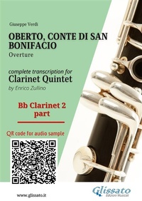 Abbildung von: Bb Clarinet 2 part of "Oberto" for Clarinet Quintet - Glissato Edizioni Musicali