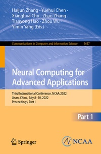 Enlarge image Cover: Neural Computing for Advanced Applications - Springer