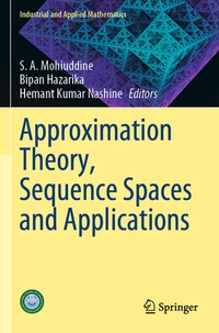 Enlarge image Cover: Approximation Theory, Sequence Spaces and Applications - Springer
