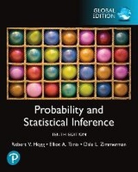 Enlarge image Cover: Probability and Statistical Inference, Global Edition - Pearson Education Limited