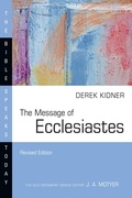 Cover: The Message of Ecclesiastes - INTERVARSITY PRESS