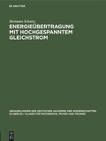 Cover: Energie&uuml;bertragung mit hochgespanntem Gleichstrom - De Gruyter
