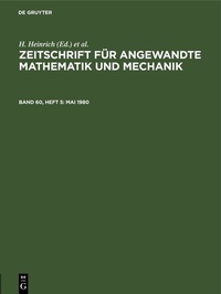 Abbildung von: Mai 1980 - De Gruyter