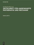 Cover: Zeitschrift f&uuml;r Angewandte Mathematik und Mechanik. Band 62, Heft 2 - De Gruyter