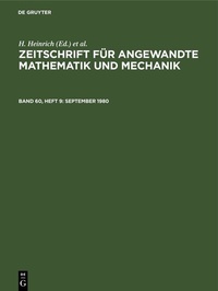 Abbildung von: September 1980 - De Gruyter