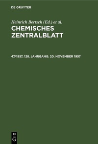 Abbildung von: 20. November 1957 - De Gruyter