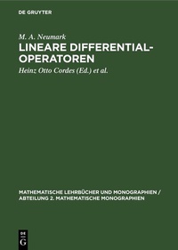 Abbildung von: Lineare Differentialoperatoren - De Gruyter