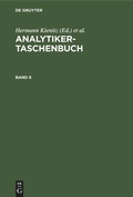 Cover: Analytiker-Taschenbuch. Band 6 - De Gruyter