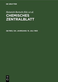 Abbildung von: 15. Juli 1953 - De Gruyter