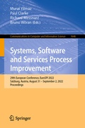 Cover: Systems, Software and Services Process Improvement - Springer