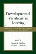 Cover: Developmental Variations in Learning - Psychology Press Ltd