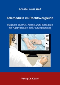 Abbildung von: Telemedizin im Rechtsvergleich - Kovac, Dr. Verlag