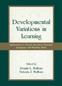 Cover: Developmental Variations in Learning - Psychology Press Ltd