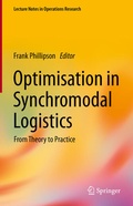 Cover: Optimisation in Synchromodal Logistics - Springer