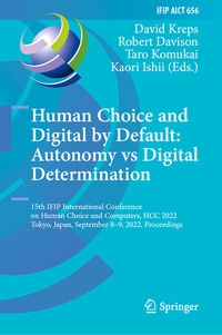 Abbildung von: Human Choice and Digital by Default: Autonomy vs Digital Determination - Springer