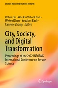 Cover: City, Society, and Digital Transformation - Springer