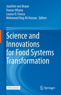 Enlarge image Cover: Science and Innovations for Food Systems Transformation - Springer