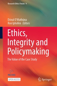 Enlarge image Cover: Ethics, Integrity and Policymaking - Springer