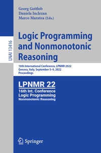 Abbildung von: Logic Programming and Nonmonotonic Reasoning - Springer