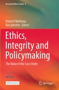 Cover: Ethics, Integrity and Policymaking - Springer