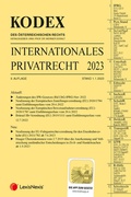 Cover: KODEX Internationales Privatrecht 2023 - inkl. App - LexisNexis Verlag ARD ORAC GmbH