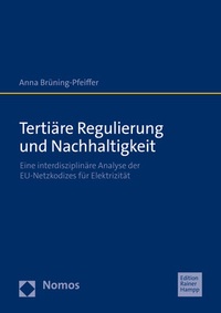 Abbildung von: Tertiäre Regulierung und Nachhaltigkeit - Nomos
