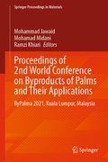 Cover: Proceedings of 2nd World Conference on Byproducts of Palms and Their Applications - Springer